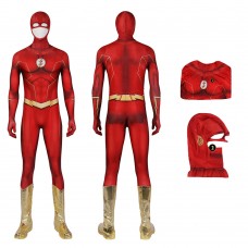 Barry Allen Zentai Cosplay Jumpsuit The Flash Suit With Mask
